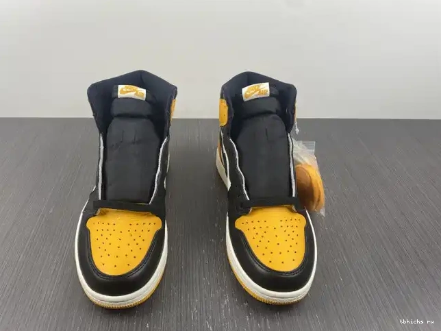 Reps TB Toe 555088-711 Air Jordan High OG 1 Yellow 0602